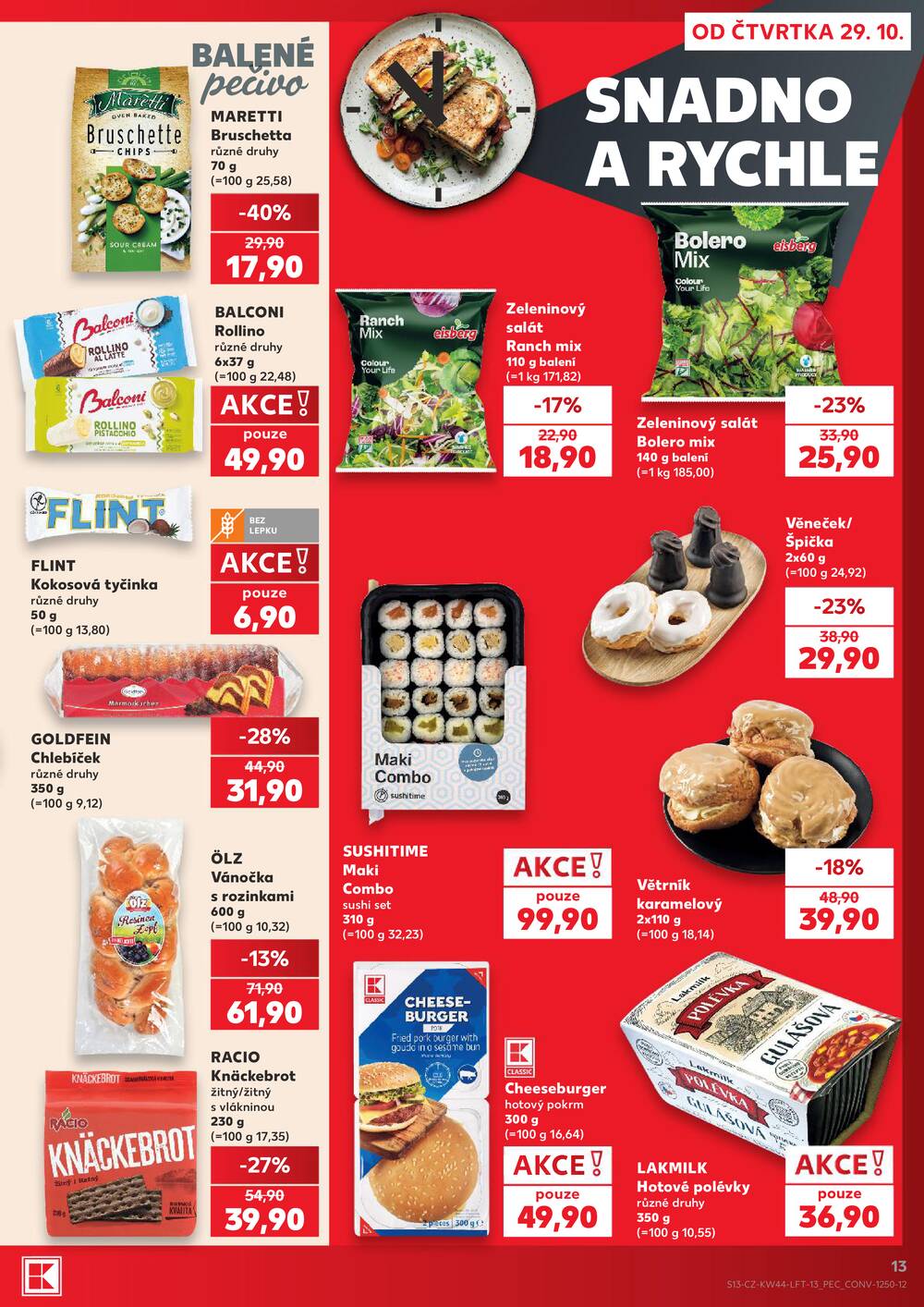 Kaufland 29.10. - 3.11. - Kaufland - Prachatice