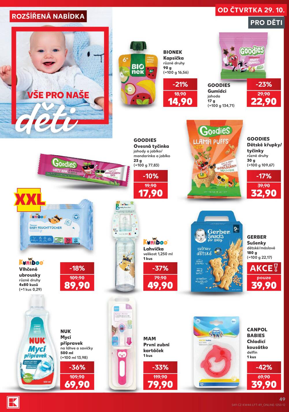 Kaufland 29.10. - 3.11. - Kaufland - Prachatice