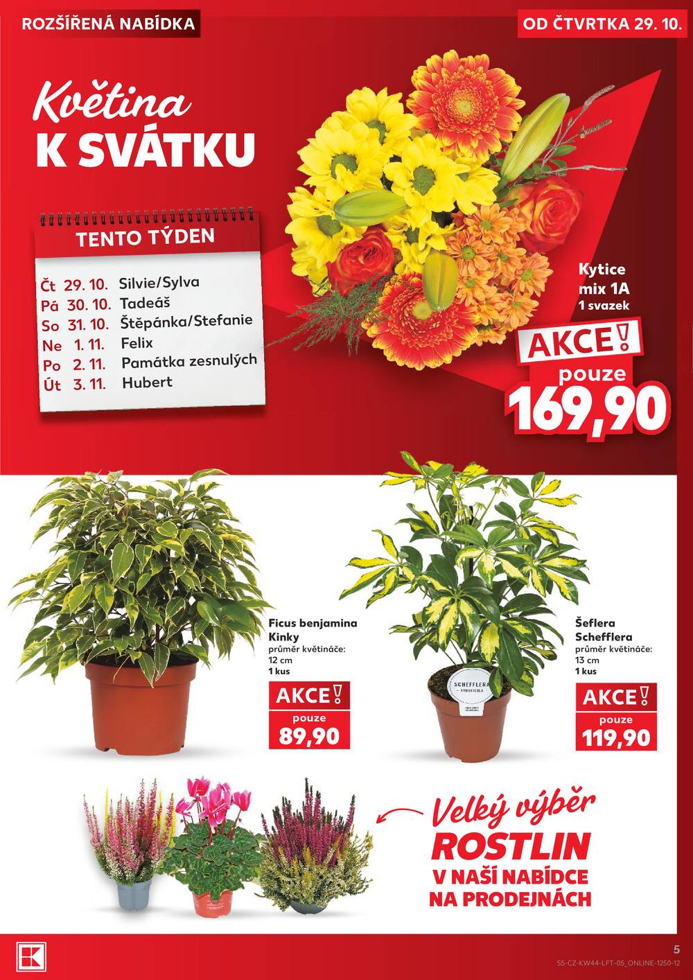 Leták Kaufland - Kaufland 29.10. - 3.11. - Kaufland - Třeboň - strana 5