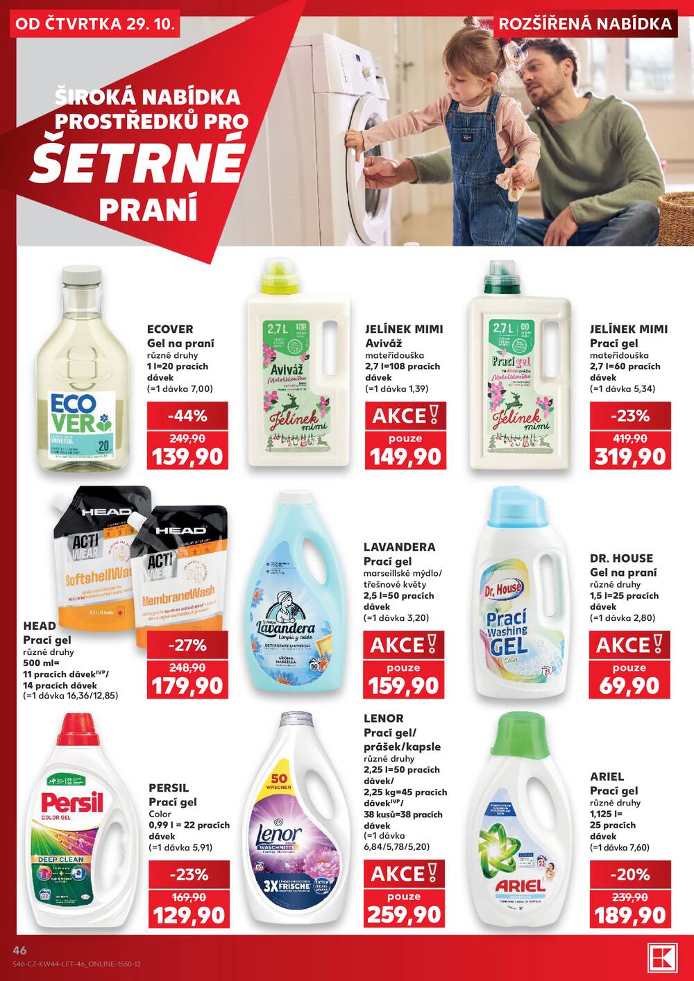 Leták Kaufland - Kaufland 29.10. - 3.11. - Kaufland - Třeboň - strana 46 Leták Kaufland - Kaufland 29.10. - 3.11. - Kaufland - Třeboň - strana 46