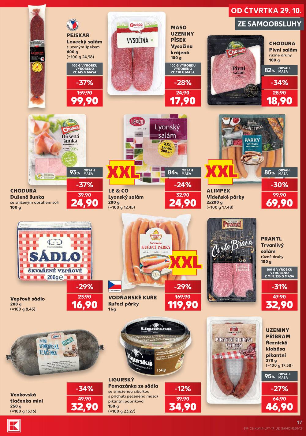 Kaufland 29.10. - 3.11. - Kaufland - Praha 3 (Jarov)