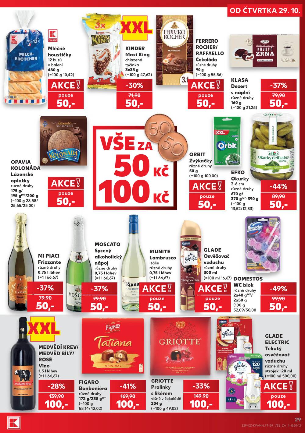 Kaufland 29.10. - 3.11. - Kaufland - Praha 12 (Modřany)