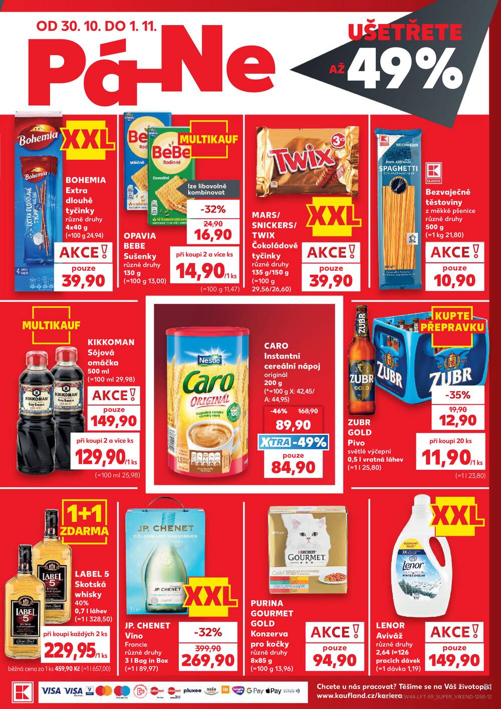 Kaufland 29.10. - 3.11. - Kaufland - Praha 12 (Modřany)