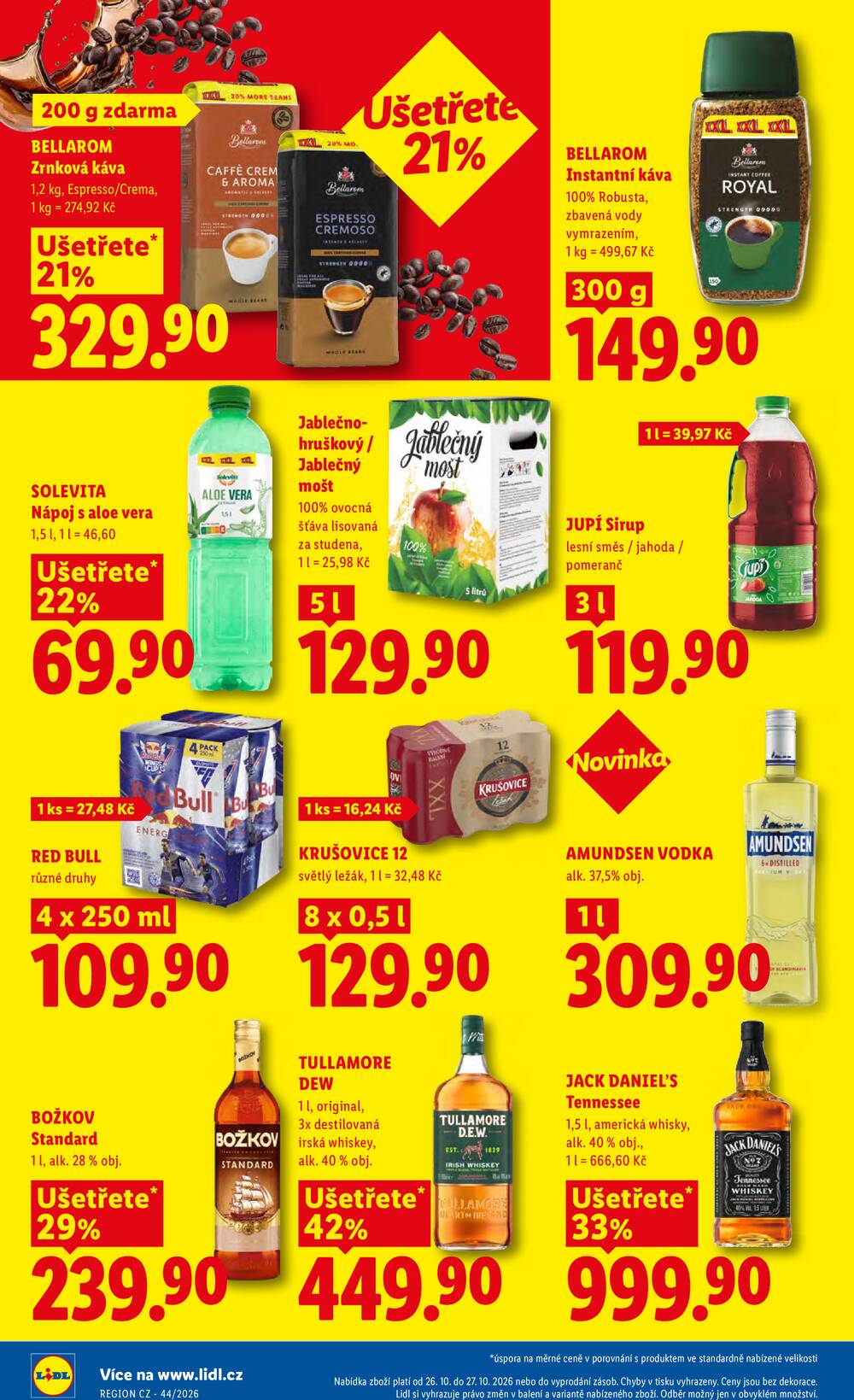 Lidl od 26.10. do 27.10.2026