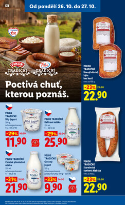 Lidl od 26.10. do 27.10.2026