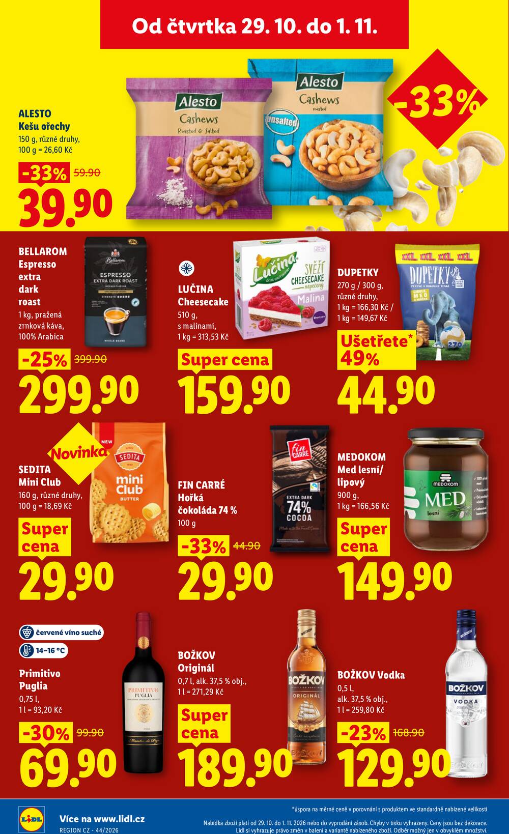 Leták Lidl - Lidl Čtvrtek od 29.10. do 1.11.2026 - strana 36