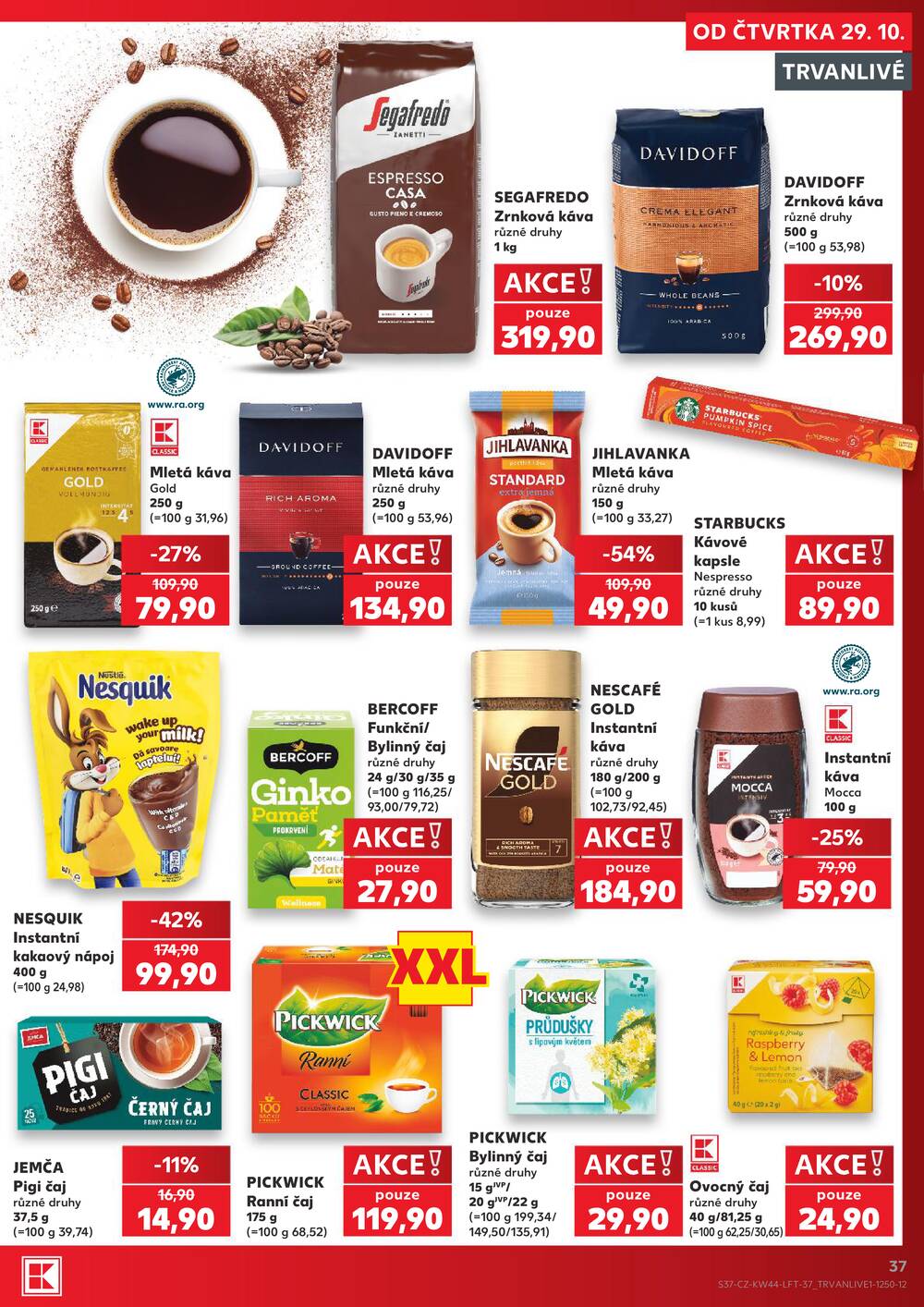 Leták Kaufland - Kaufland 29.10. - 3.11. - Kaufland - Mladá Boleslav - strana 37 Leták Kaufland - Kaufland 29.10. - 3.11. - Kaufland - Mladá Boleslav - strana 37