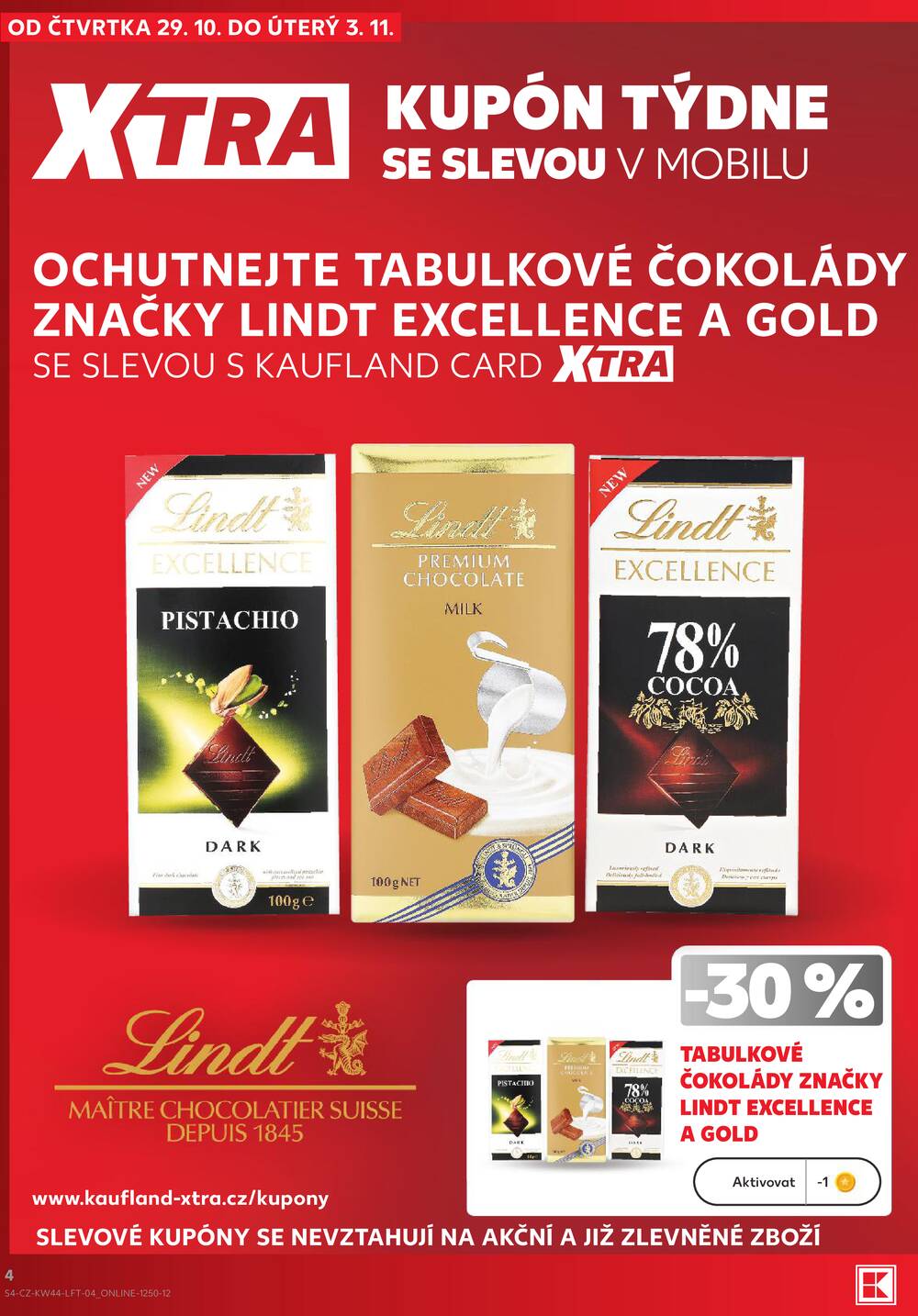 Kaufland 29.10. - 3.11. - Kaufland - Teplice