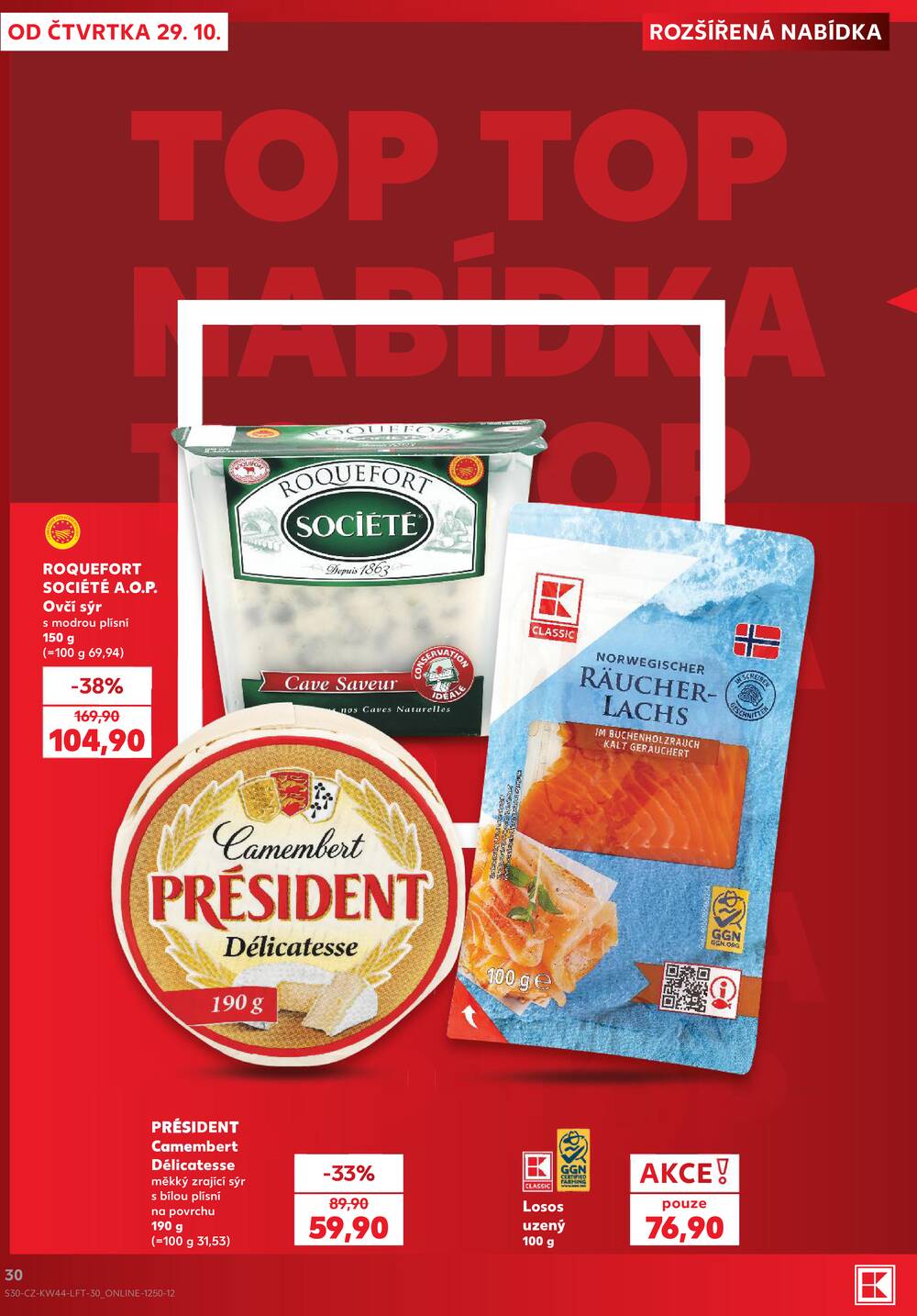 Kaufland 29.10. - 3.11. - Kaufland - Teplice