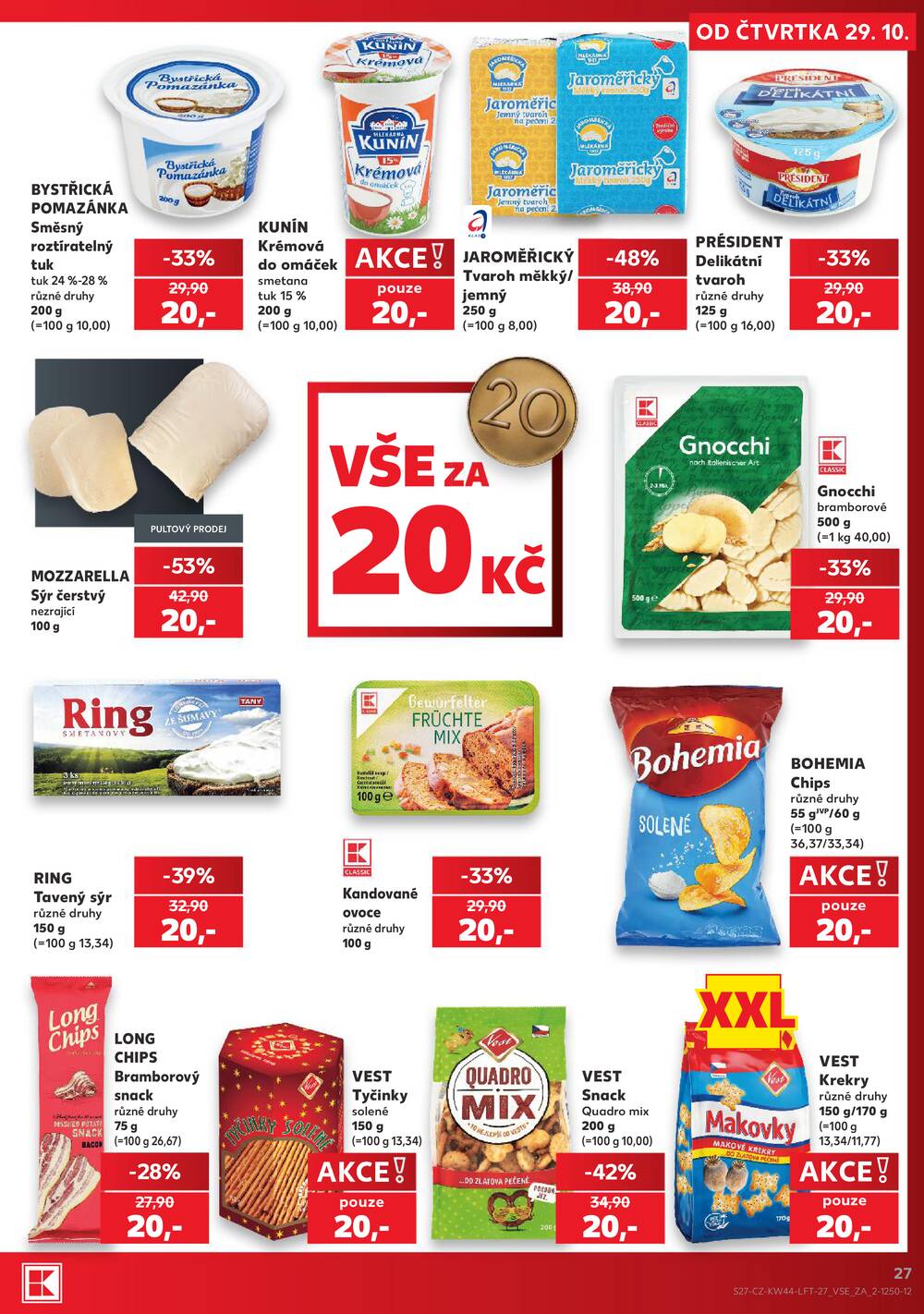 Kaufland 29.10. - 3.11. - Kaufland - Vsetín