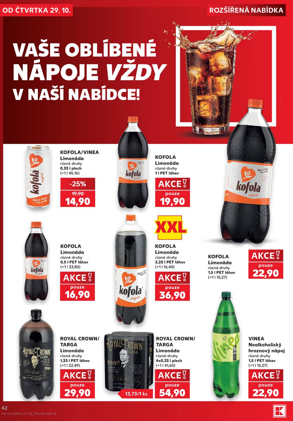 Kaufland 29.10. - 3.11. - Kaufland - Ústí nad Labem (Všebořická)