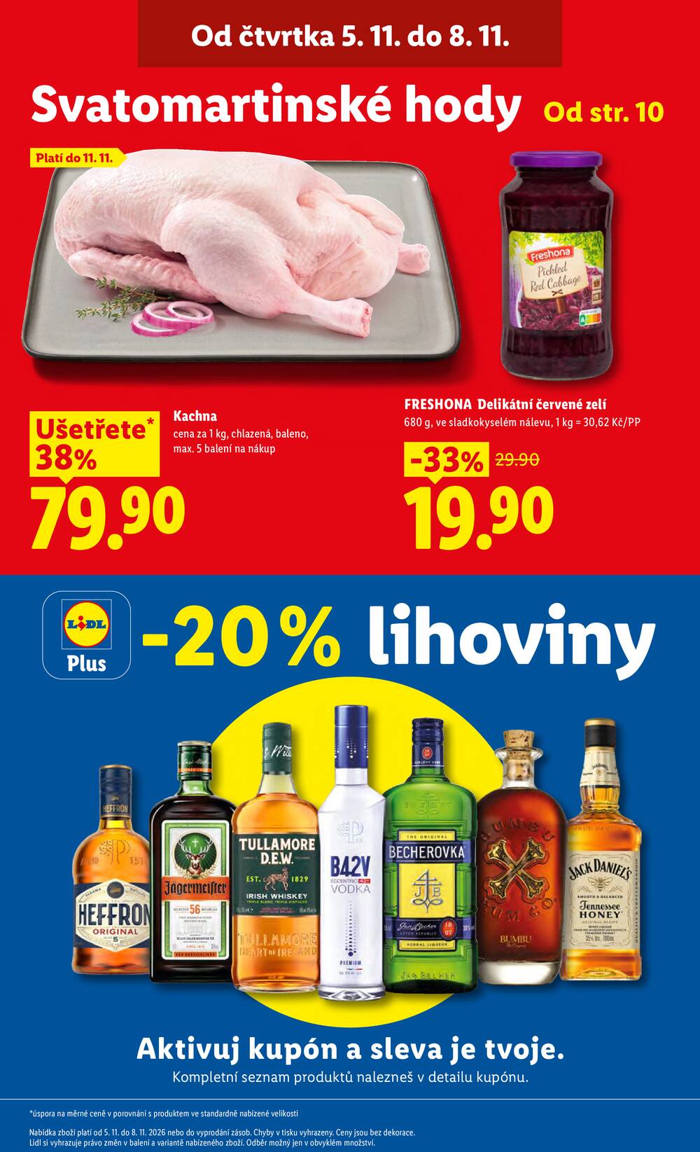 Lidl Čtvrtek od 5.11. do 8.11.2026