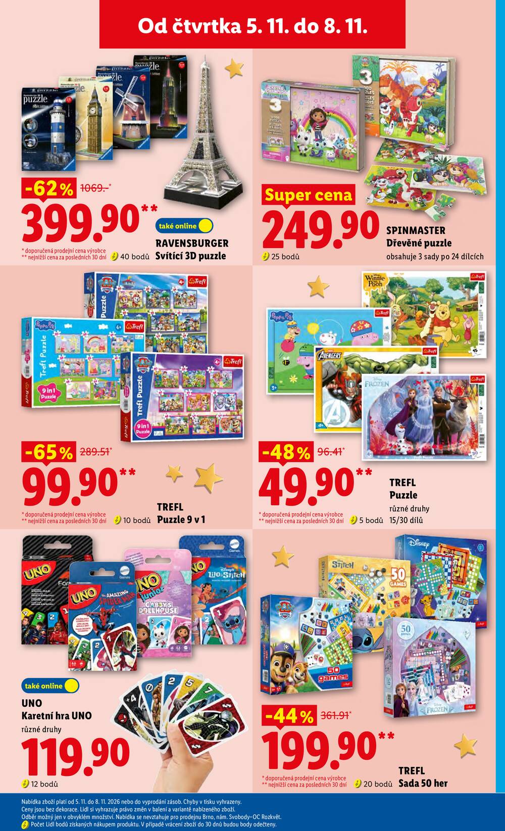 Lidl Čtvrtek od 5.11. do 8.11.2026
