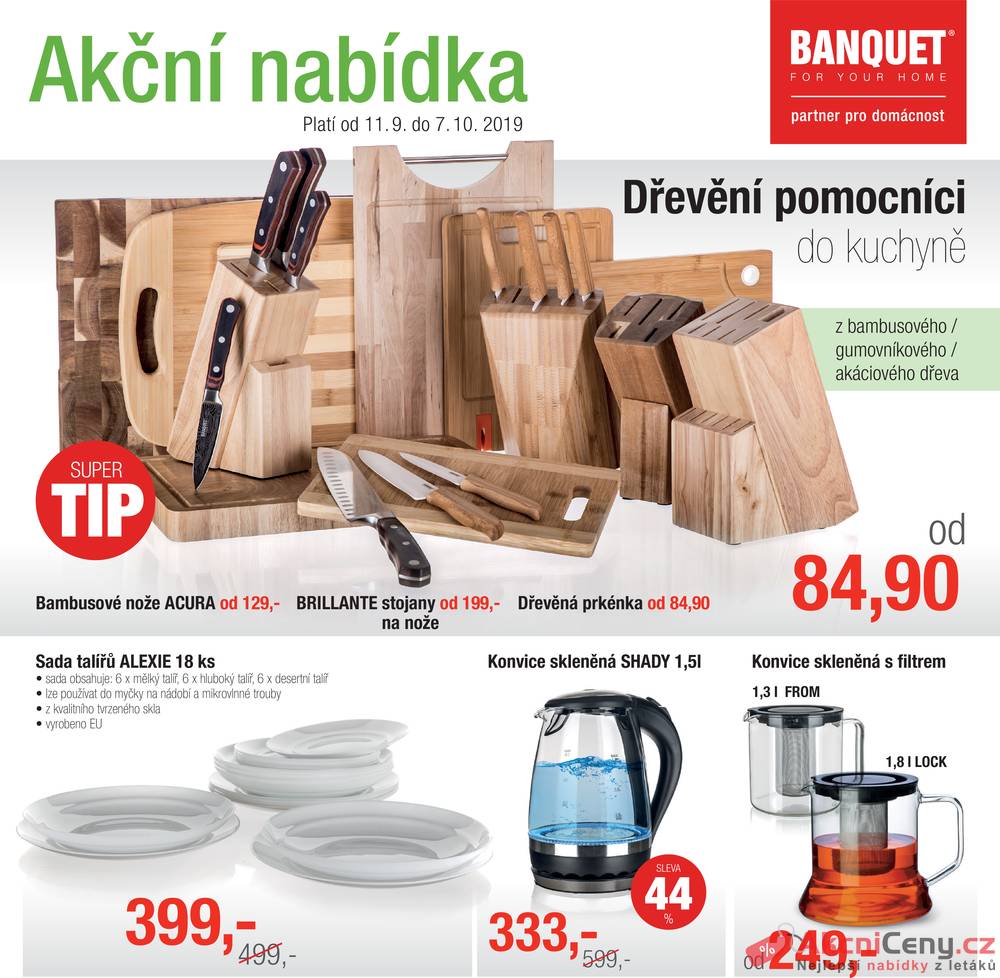 Leták BANQUET - BANQUET od 11.9. do 7.10.2019 - strana 1 Leták BANQUET - BANQUET od 11.9. do 7.10.2019 - strana 1