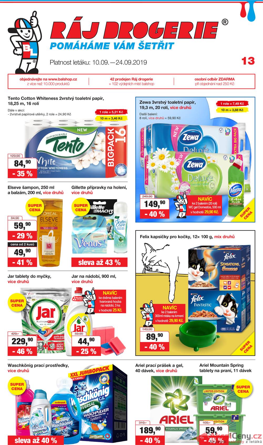 Leták Ráj drogerie - Ráj drogerie od 10.9. do 24.9.2019 - strana 1 Leták Ráj drogerie - Ráj drogerie od 10.9. do 24.9.2019 - strana 1