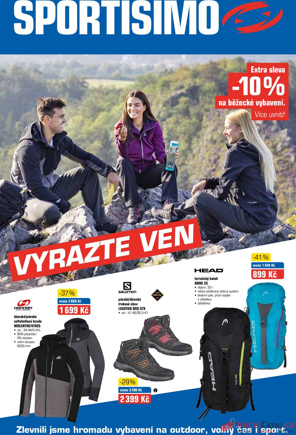 Leták Sportisimo - Sportisimo od 12.9. do 23.9.2019 - strana 1 Leták Sportisimo - Sportisimo od 12.9. do 23.9.2019 - strana 1