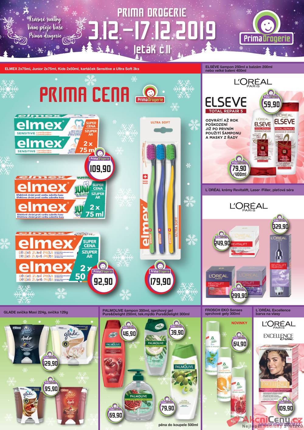 Leták Prima Drogerie - Prima drogerie od 3.12. do 17.12.2019 - strana 1 Leták Prima Drogerie - Prima drogerie od 3.12. do 17.12.2019 - strana 1