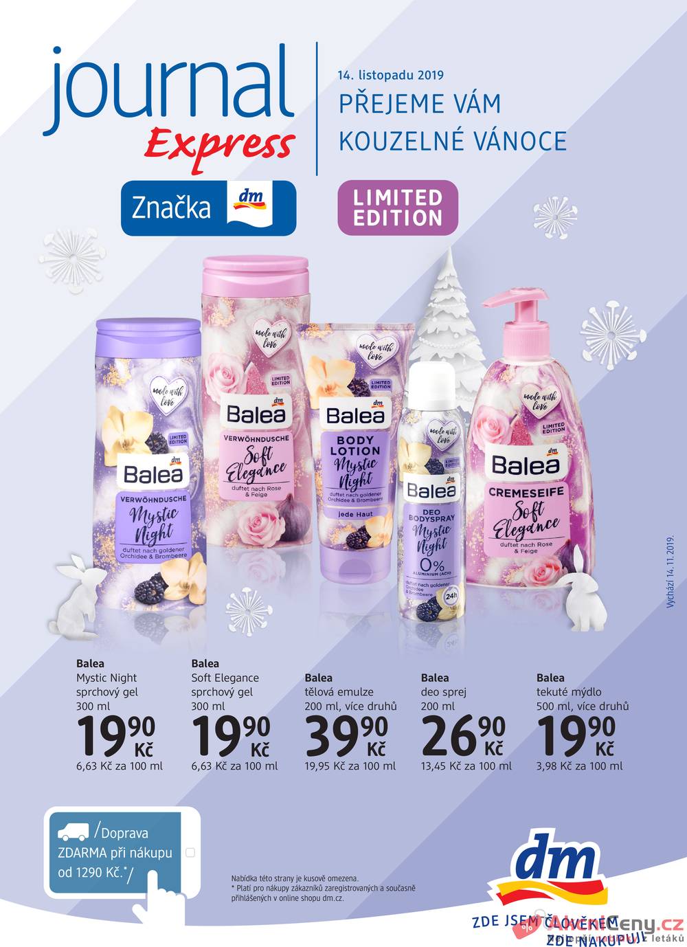 Leták dm drogerie markt - DM drogerie od 14.11. do 12.12.2019 - strana 1 Leták dm drogerie markt - DM drogerie od 14.11. do 12.12.2019 - strana 1