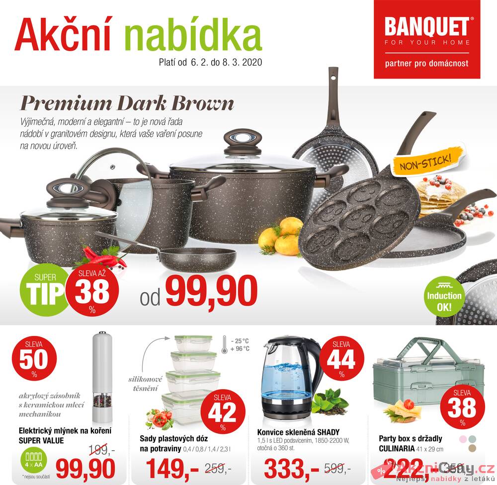 Leták BANQUET - BANQUET od 6.2. do 8.3.2020 - strana 1 Leták BANQUET - BANQUET od 6.2. do 8.3.2020 - strana 1