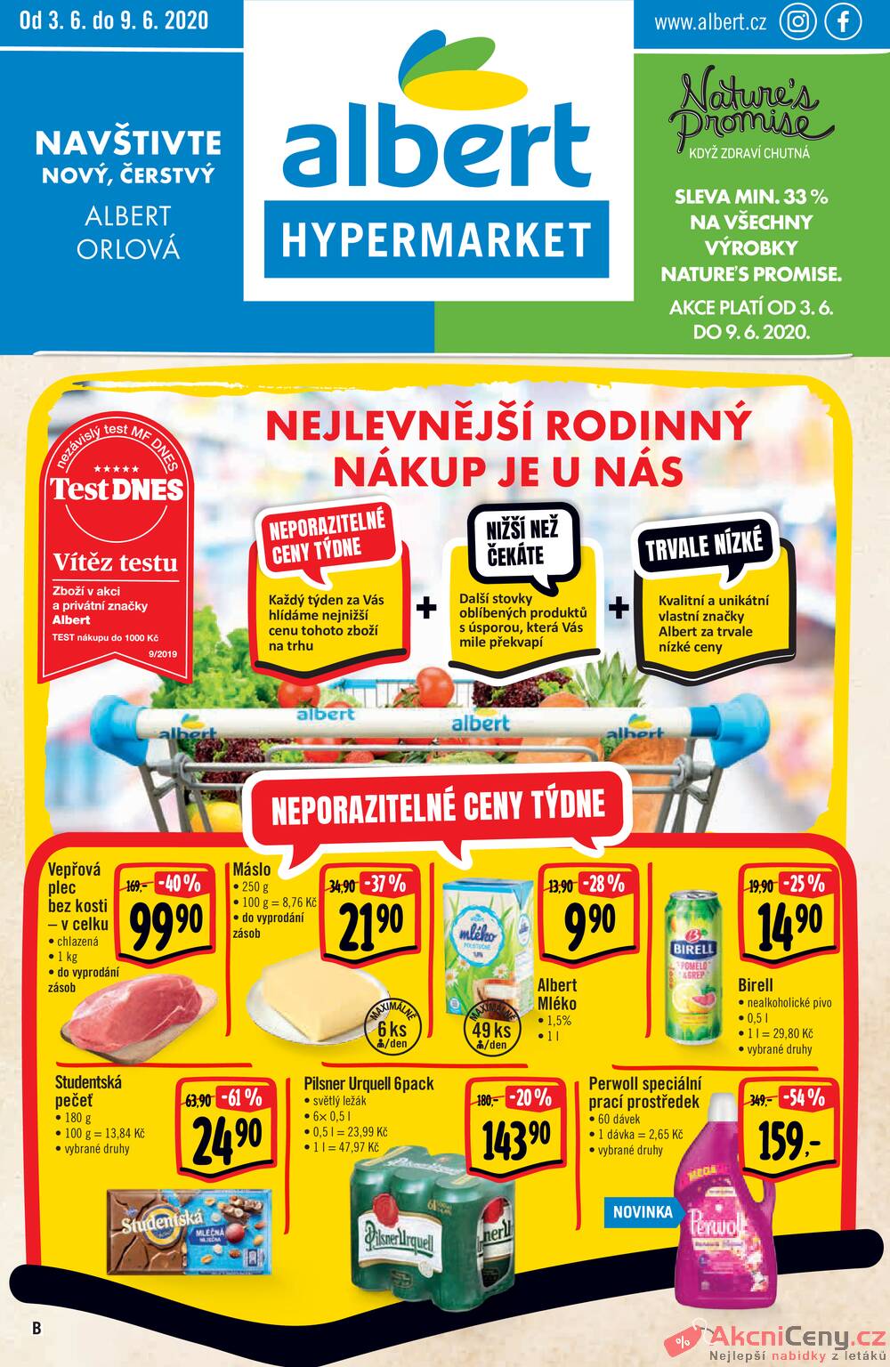Albert Hypermarket 3.6. - 9.6. Orlová