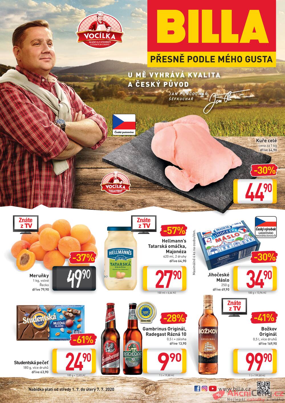 Leták Billa - Billa malý leták od 1.7. do 7.7.2020 - strana 1 Leták Billa - Billa malý leták od 1.7. do 7.7.2020 - strana 1