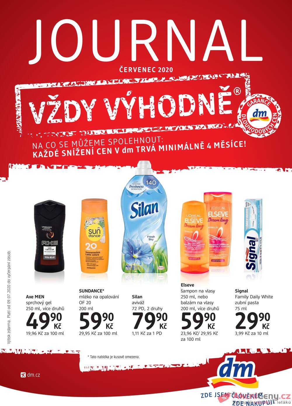 Leták dm drogerie markt - DM drogerie od 9.7. do 12.8.2020 - strana 1 Leták dm drogerie markt - DM drogerie od 9.7. do 12.8.2020 - strana 1