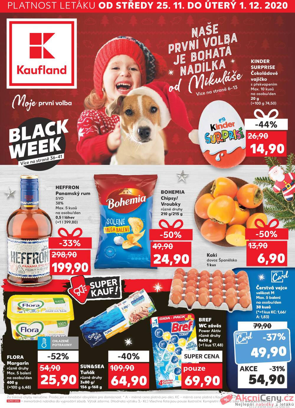 Slevový leták Kaufland 25.11. 1.12. Kaufland Kroměříž eMimino.cz