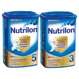 Nutrilon 800g, vybrané druhy Tesco