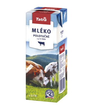 Tatra trvanlivé mléko polotučné 1,5 % v akci