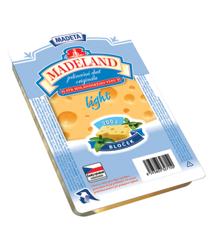 sýr Madeland, bloček, různé druhy