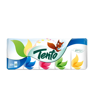 Tento papírové kapesníčky,10x10ks, 3-vrstvé , různé druhy Tesco