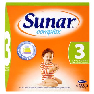 Sunar Complex dětská kojenecká výživa, vybrané druhy