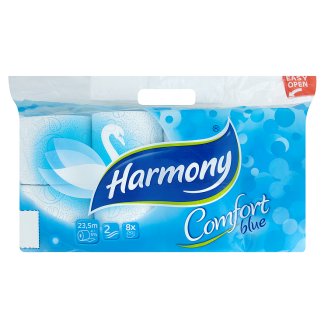 Harmony toaletní papír 2-vrstvý 8 rolí, vybrané druhy Tesco