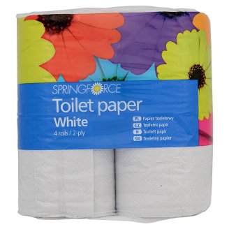 Springforce Toaletní papír 2-vrstvý, vybrané druhy Tesco