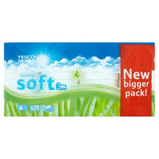 Tesco Toaletní papír 3-vrstvý, vybrané druhy Tesco