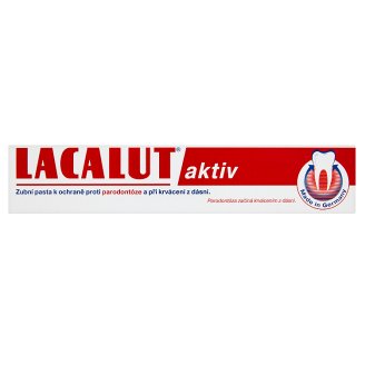 Lacalut Aktiv zubní pasta proti paradontóze Ratio