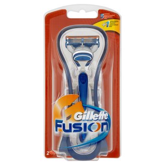 Gillette Fusion Holicí strojek + 2 náhradní hlavice