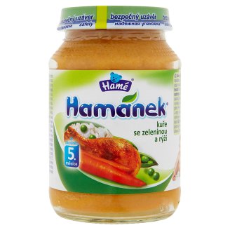 Hamánek masozeleninový příkrm 190g, vybrané druhy Albert