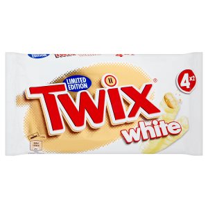 Twix White sušenka s karamelem máčená v bílé čokoládě 4 x 2 x 23g