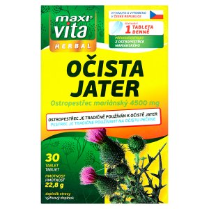MaxiVita Herbal Očista jater 30 tablet 22,8g Albert