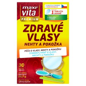 MaxiVita Premium Zdravé vlasy, nehty a pokožka 30 tablet 25,7g Kaufland
