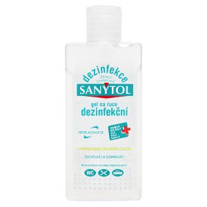 Sanytol Dezinfekční gel na ruce s přírodním zeleným čajem 75ml Košík.cz