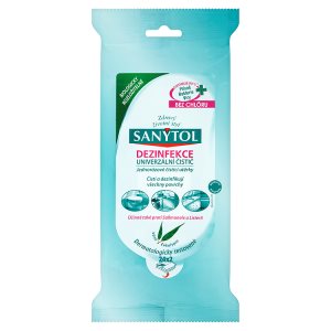Sanytol Dezinfekce jednorázové čistící utěrky s vůní eukalyptu 24 ks Košík.cz