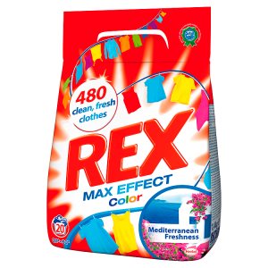 Rex prací prášek 20 dávek, vybrané druhy Barvy a laky drogerie 