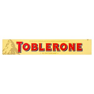 Toblerone Švýcarská mléčná čokoláda s medovo-mandlovým nugátem 100g