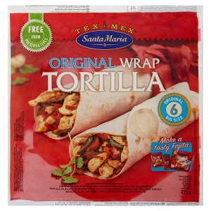 Santa Maria Tex Mex Mexické pšeničné tortilly 371g