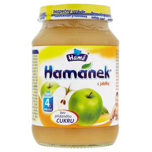Hamánek Dětská výživa neslazená 180g, vybrané druhy Trefa
