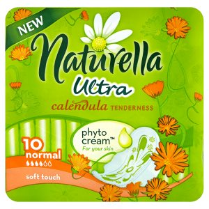 Naturella Calendula Tenderness ultra normal hygienické vložky s jemnou vůní 10 ks Flop
