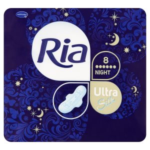 Ria Ultra Night ultratenké dámské vložky 8 ks Globus
