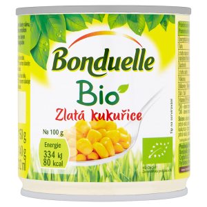 Bonduelle Bio zlatá kukuřice v mírně slaném nálevu 150g